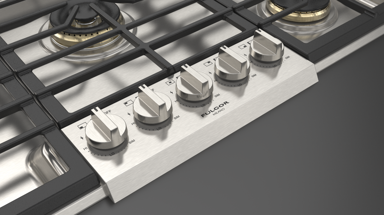 36" PRO GAS COOKTOP Fulgor Milano